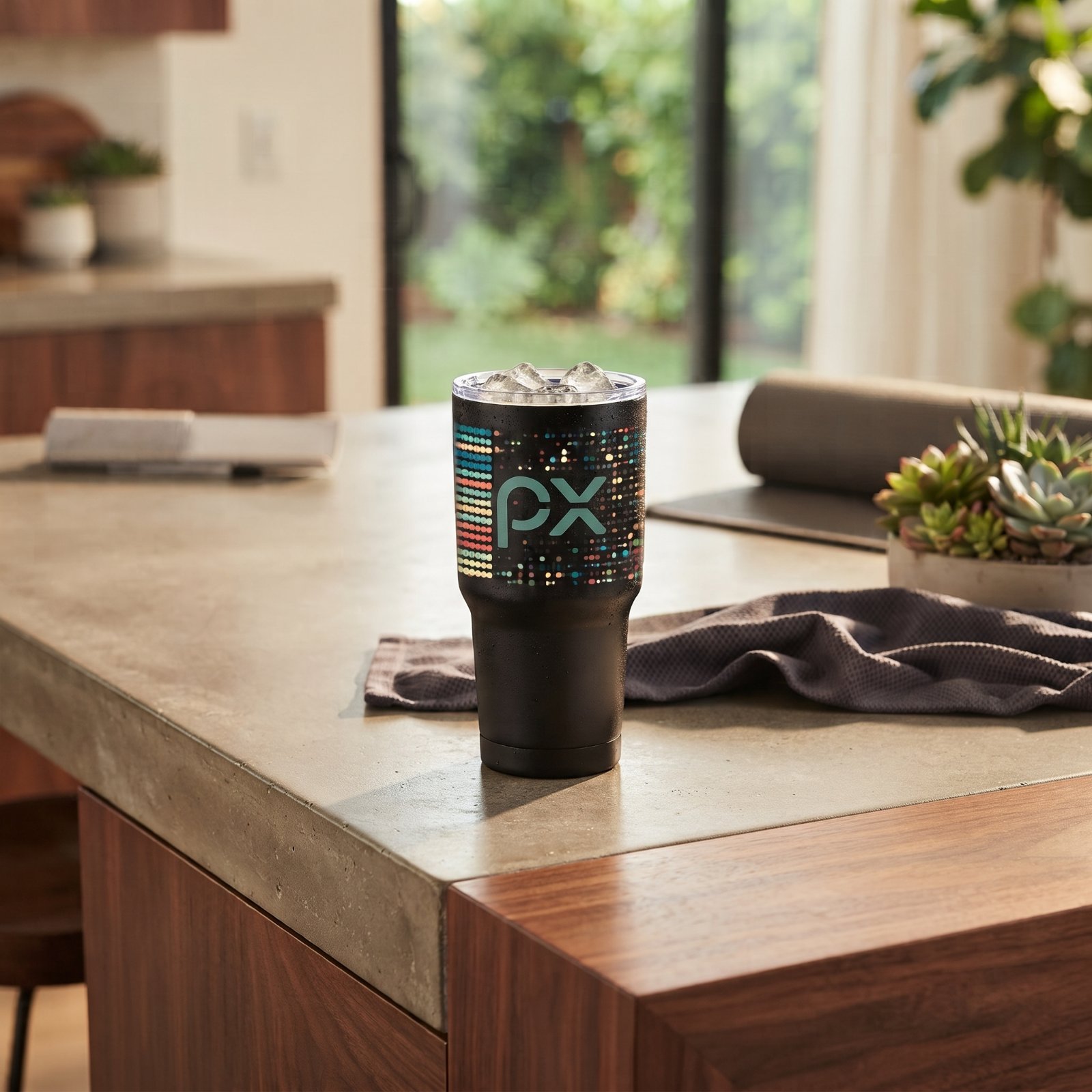 30 Oz. Full-Color Double-Wall Stainless Steel Tumbler