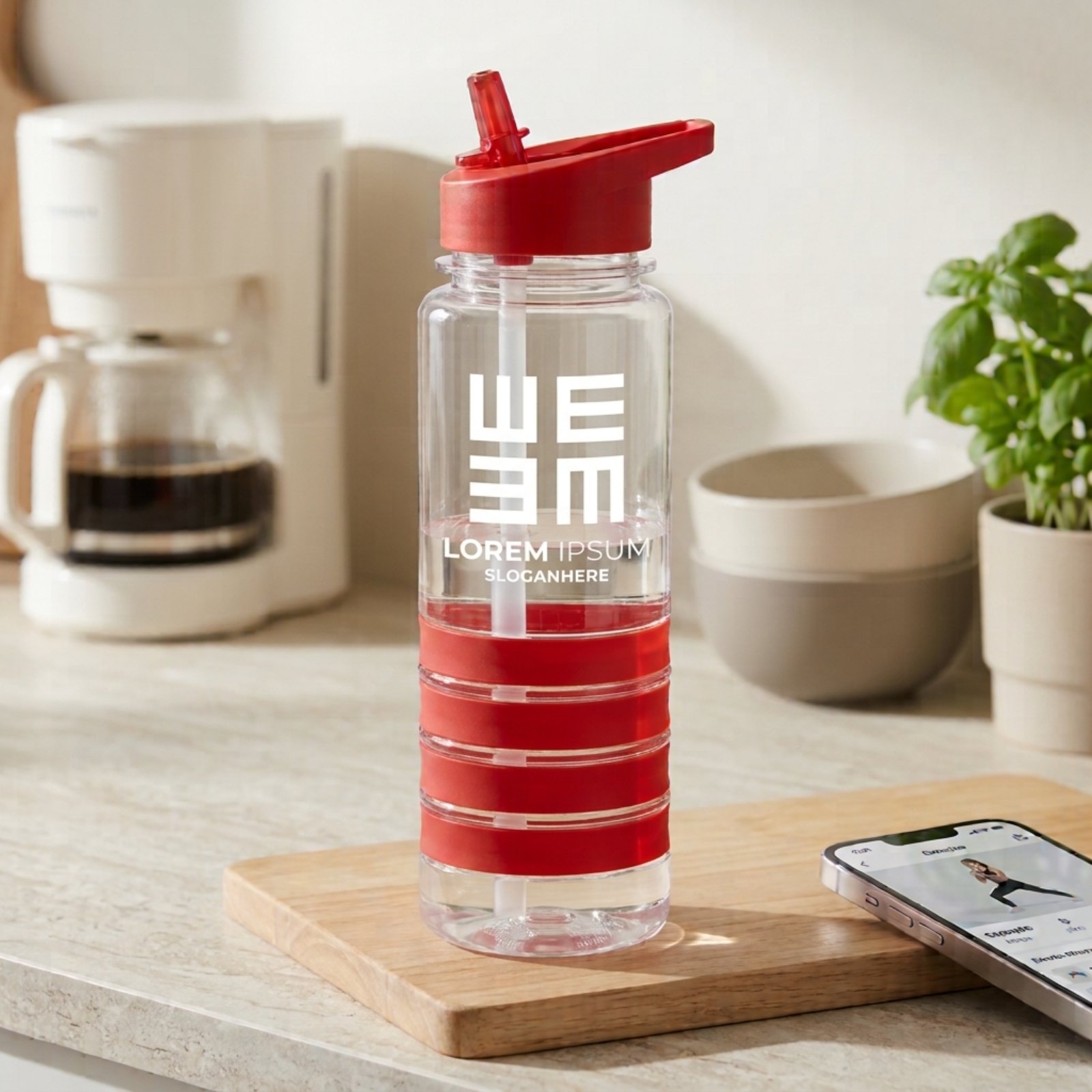 24 Oz. Bottle with Silicone Grip