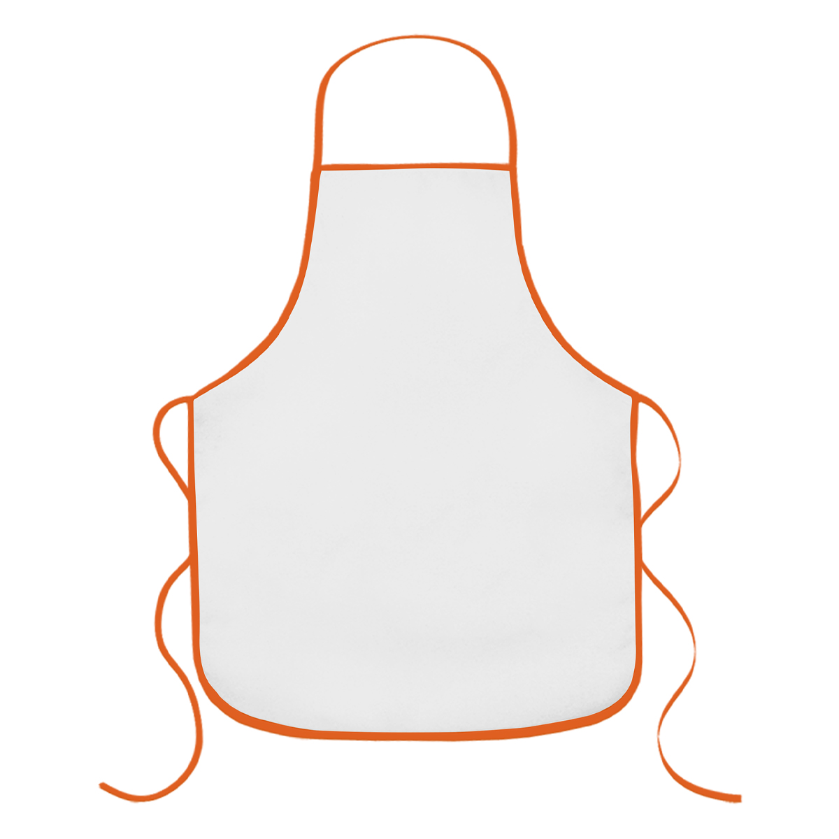 WHITE WITH ORANGE