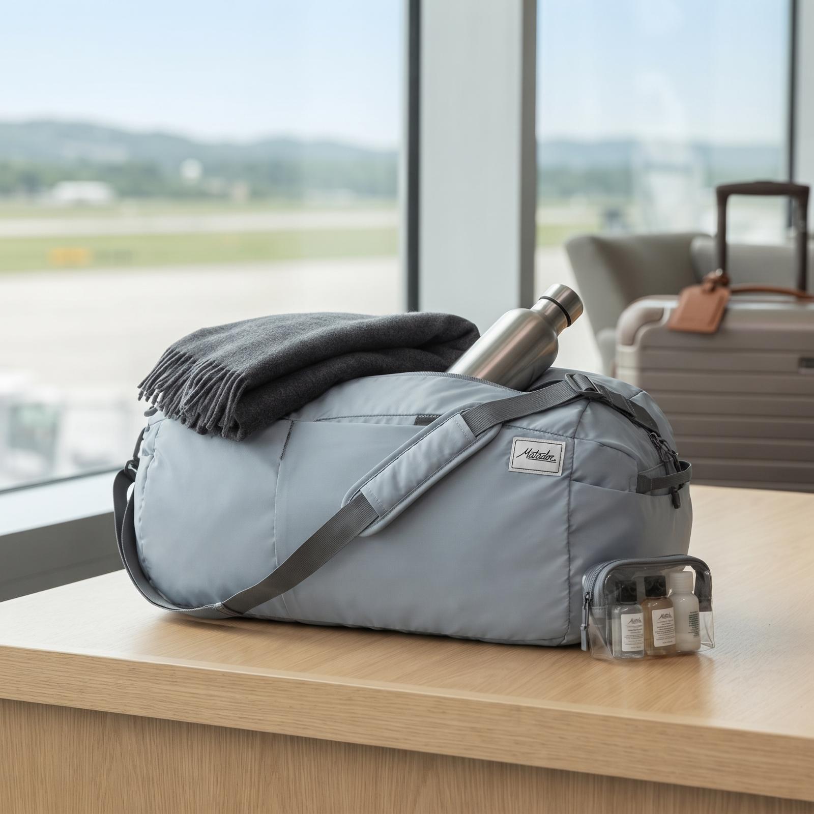 25L Packable Recycled Nylon Duffel Bag