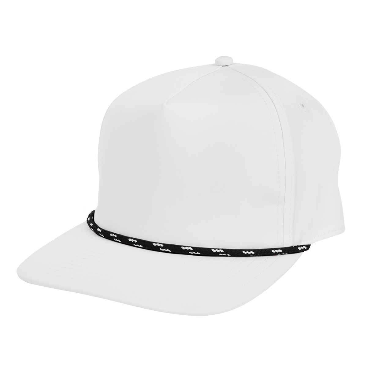 WHITE WITH BLACK