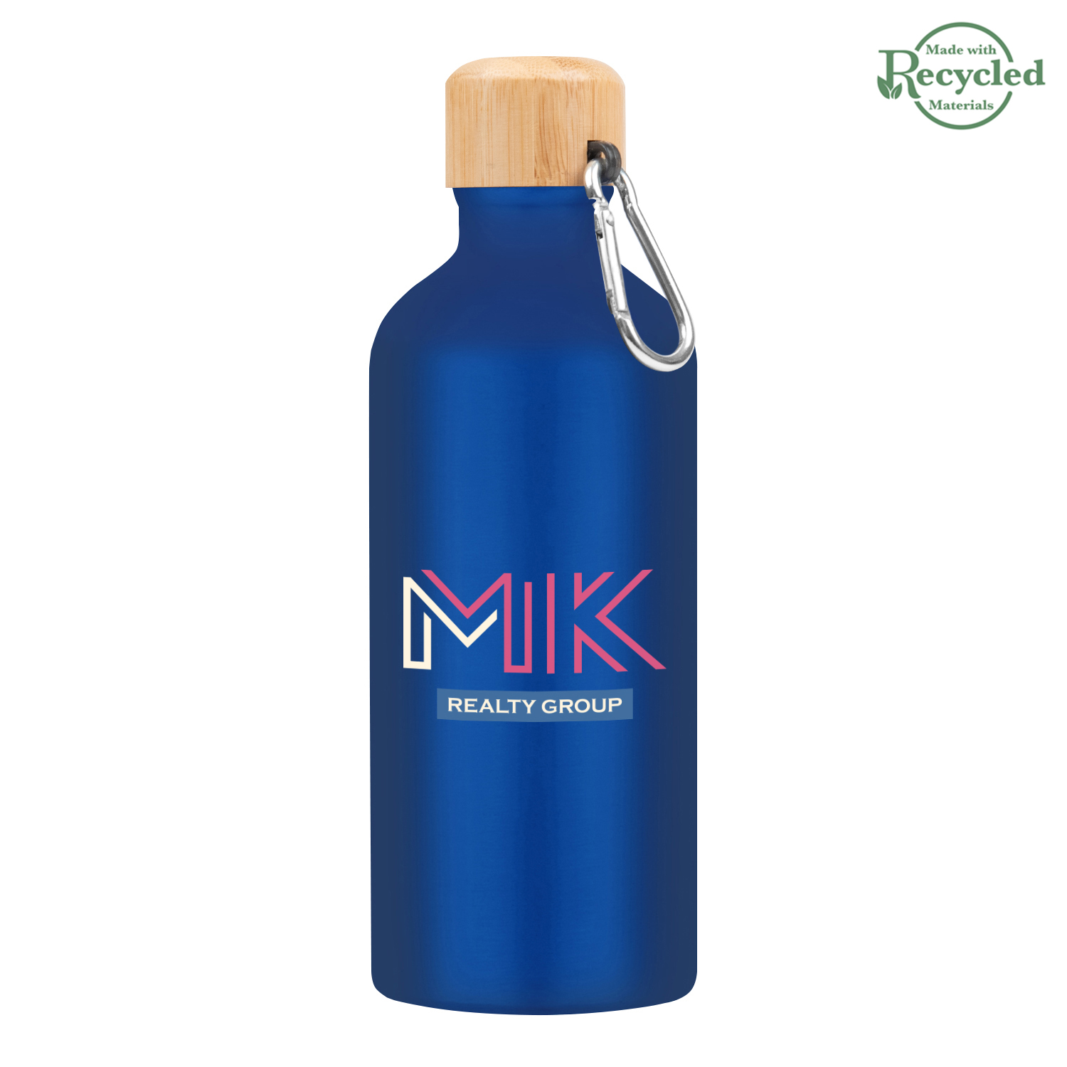 20 Oz. Aluminum Tundra Bike Bottle With Bamboo Lid