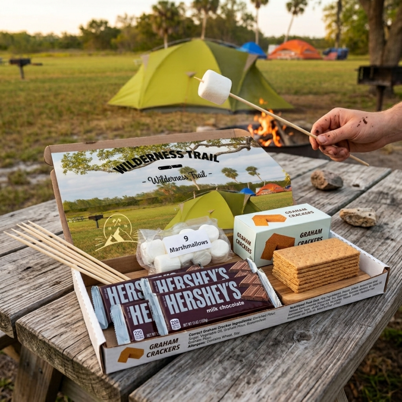 Campfire Chocolate & Marshmallow Kit