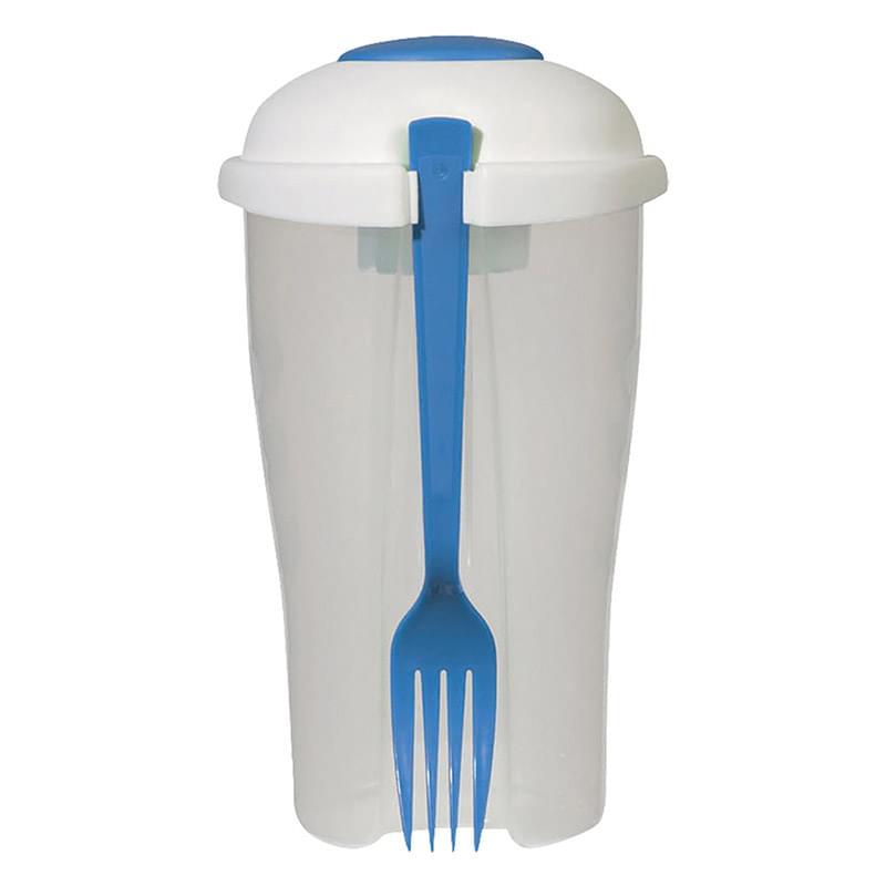 3-Piece Frosted Clear Salad Shaker Set