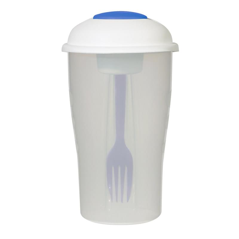3-Piece Frosted Clear Salad Shaker Set