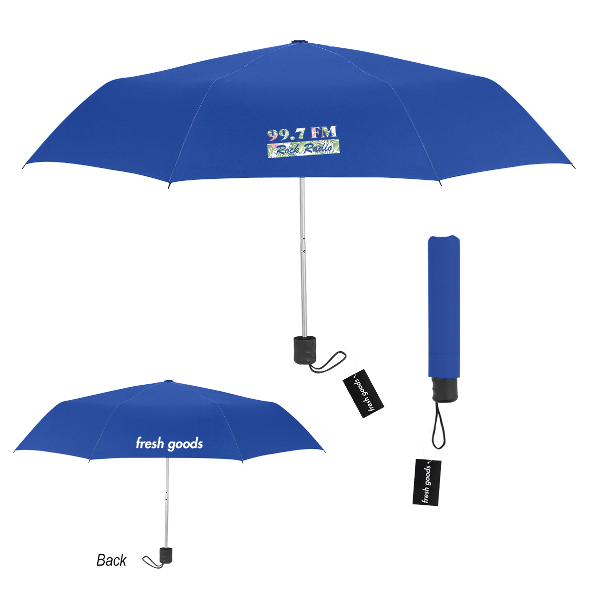 Fresh Goods 42\" Arc Budget Telescopic Umbrella