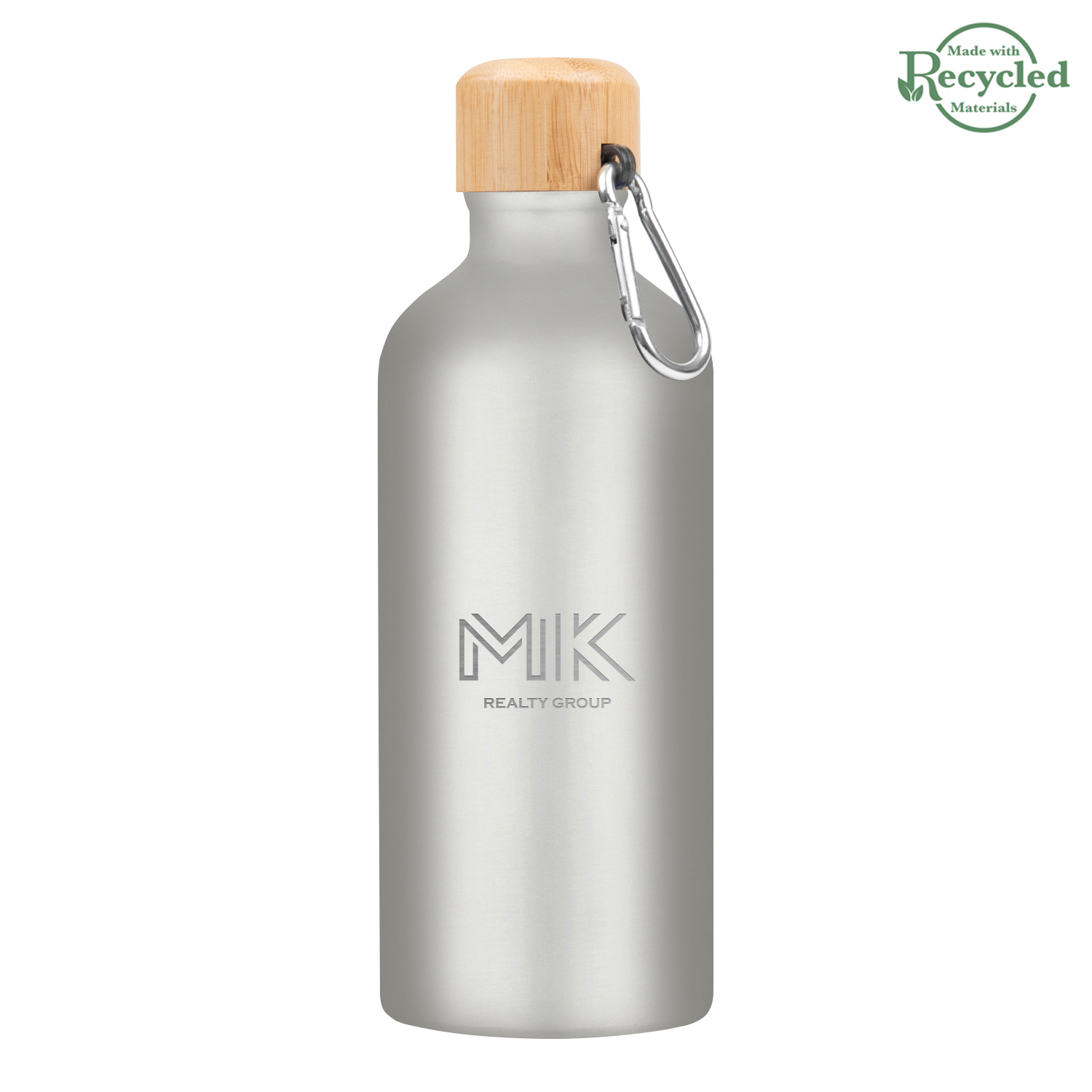 20 Oz. Aluminum Tundra Bike Bottle With Bamboo Lid