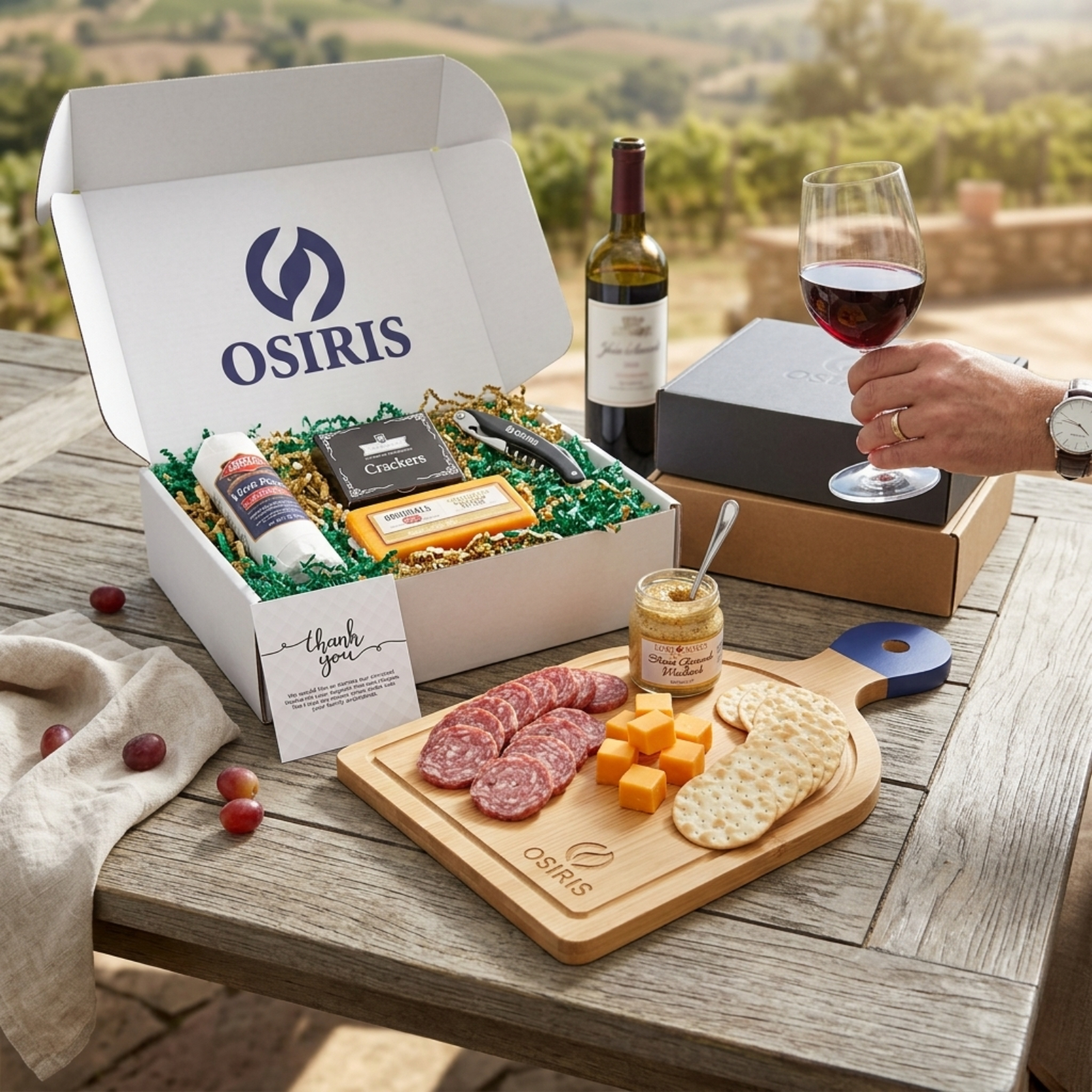 Cheese & Wine Gift Set