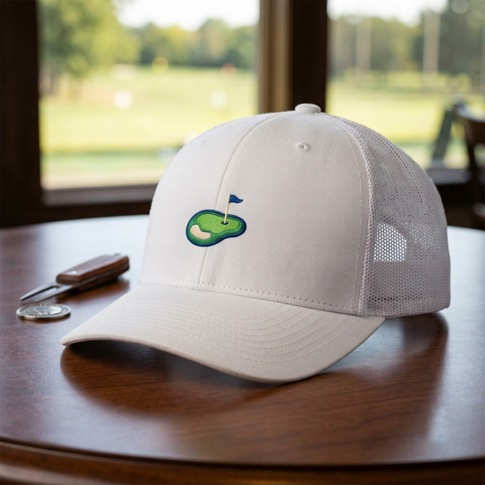 Recycled Stretch Mesh Trucker Cap