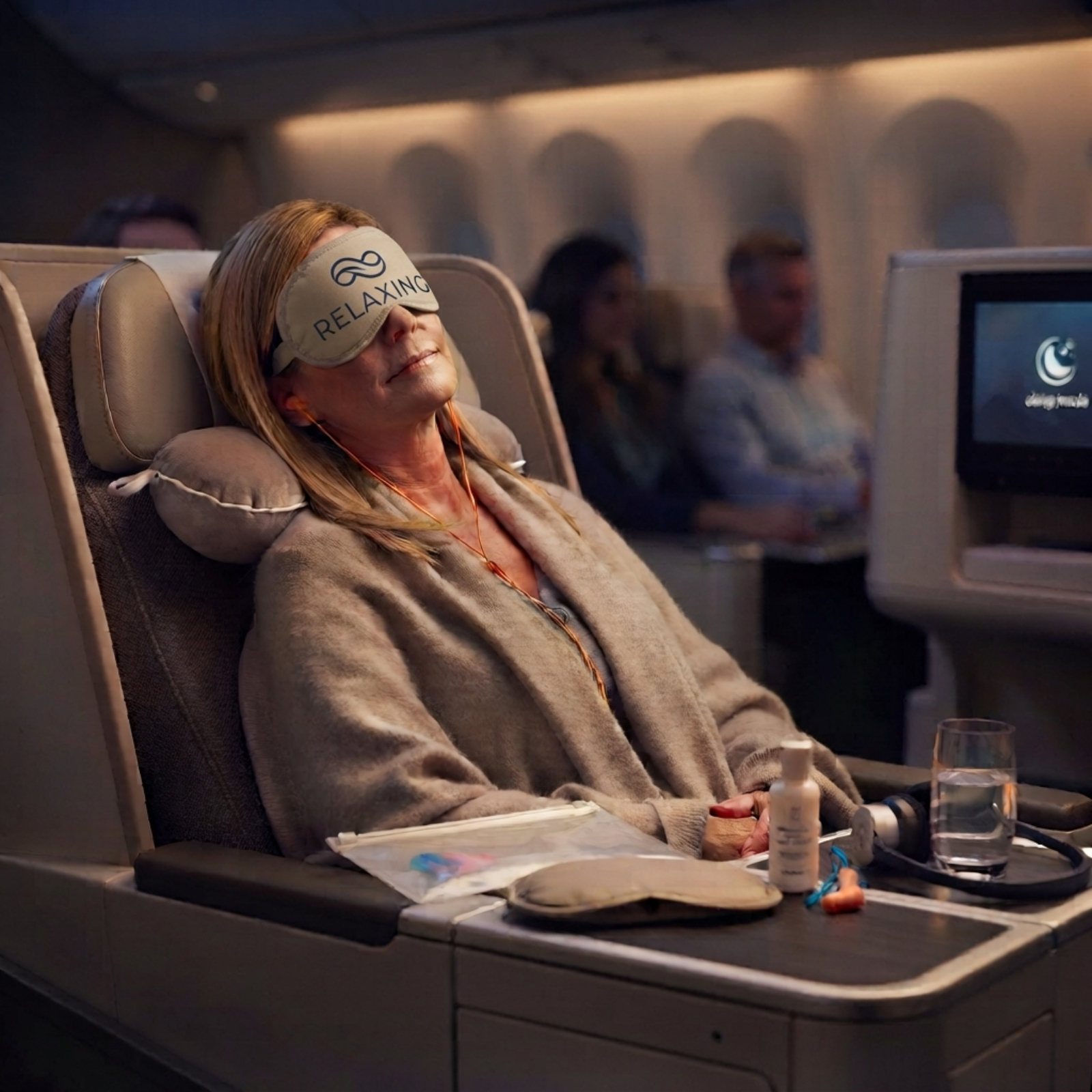 Travel Sleep Mask and Earplug Comfort Kit