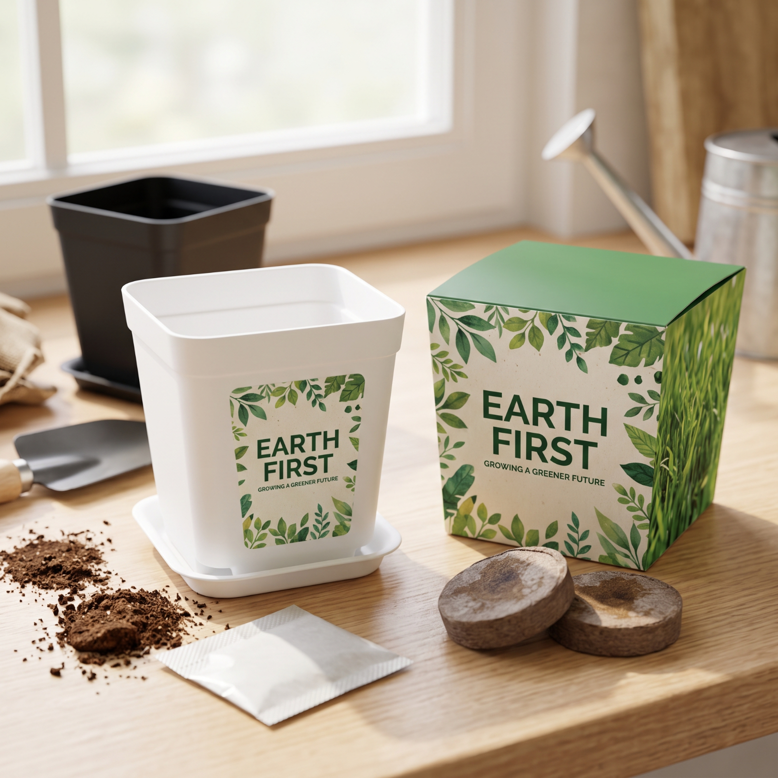 Planter Kit With Custom Gift Box