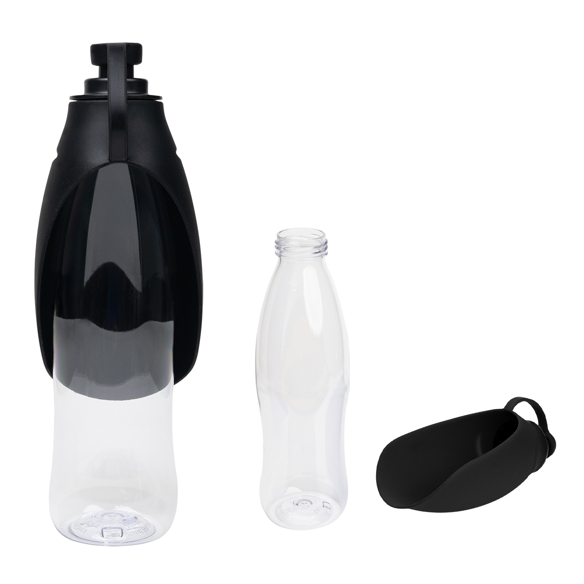 CLEAR WITH BLACK