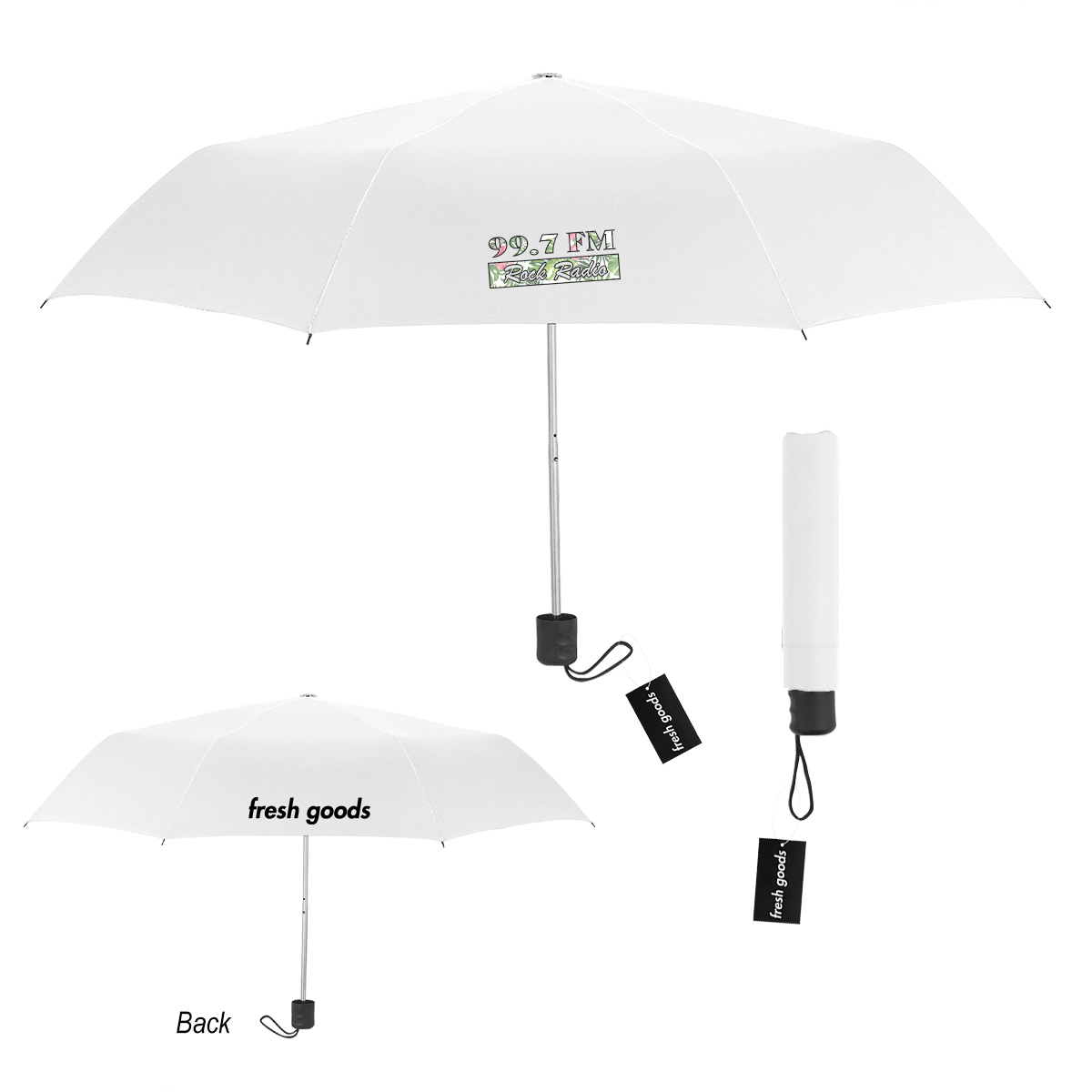 Fresh Goods 42\" Arc Budget Telescopic Umbrella