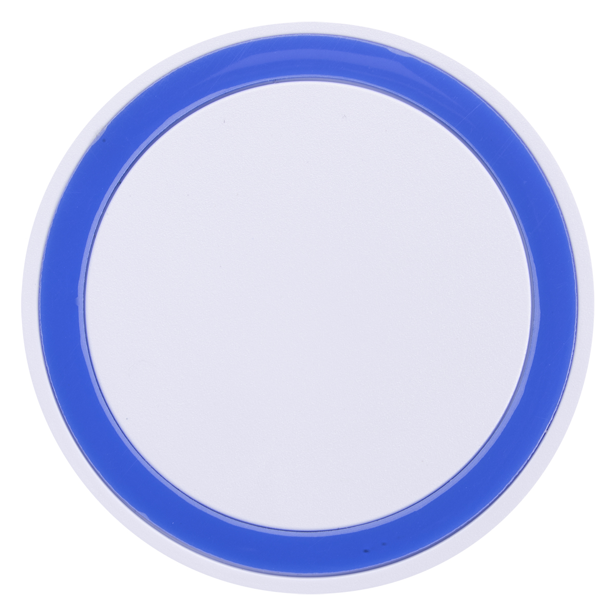 WHITE WITH BLUE