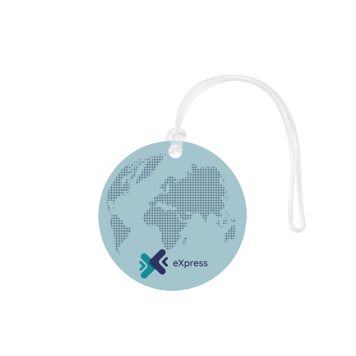 Acrylic Luggage Tag Circle