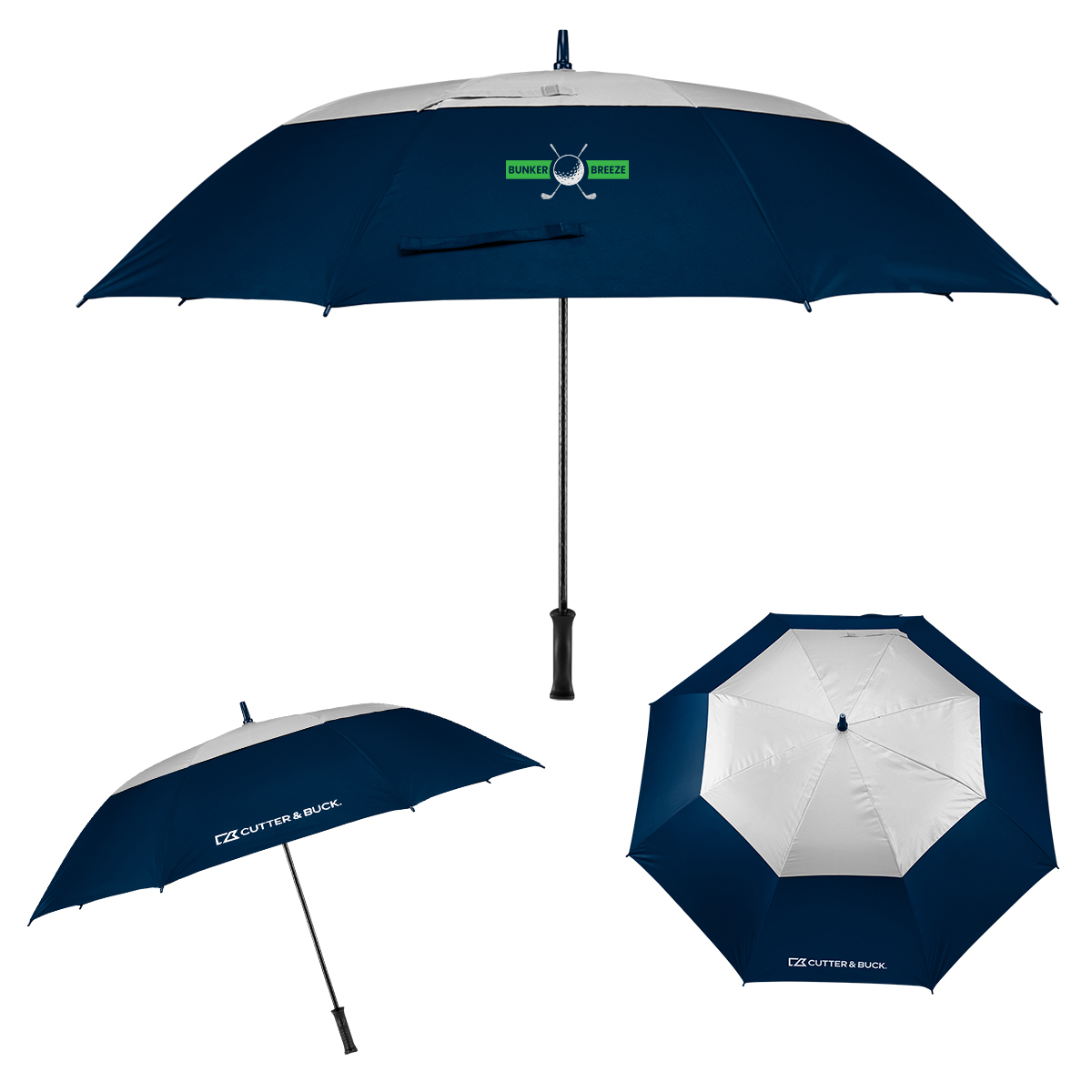 60" Arc Cutter & Buck rPET Golf Umbrella