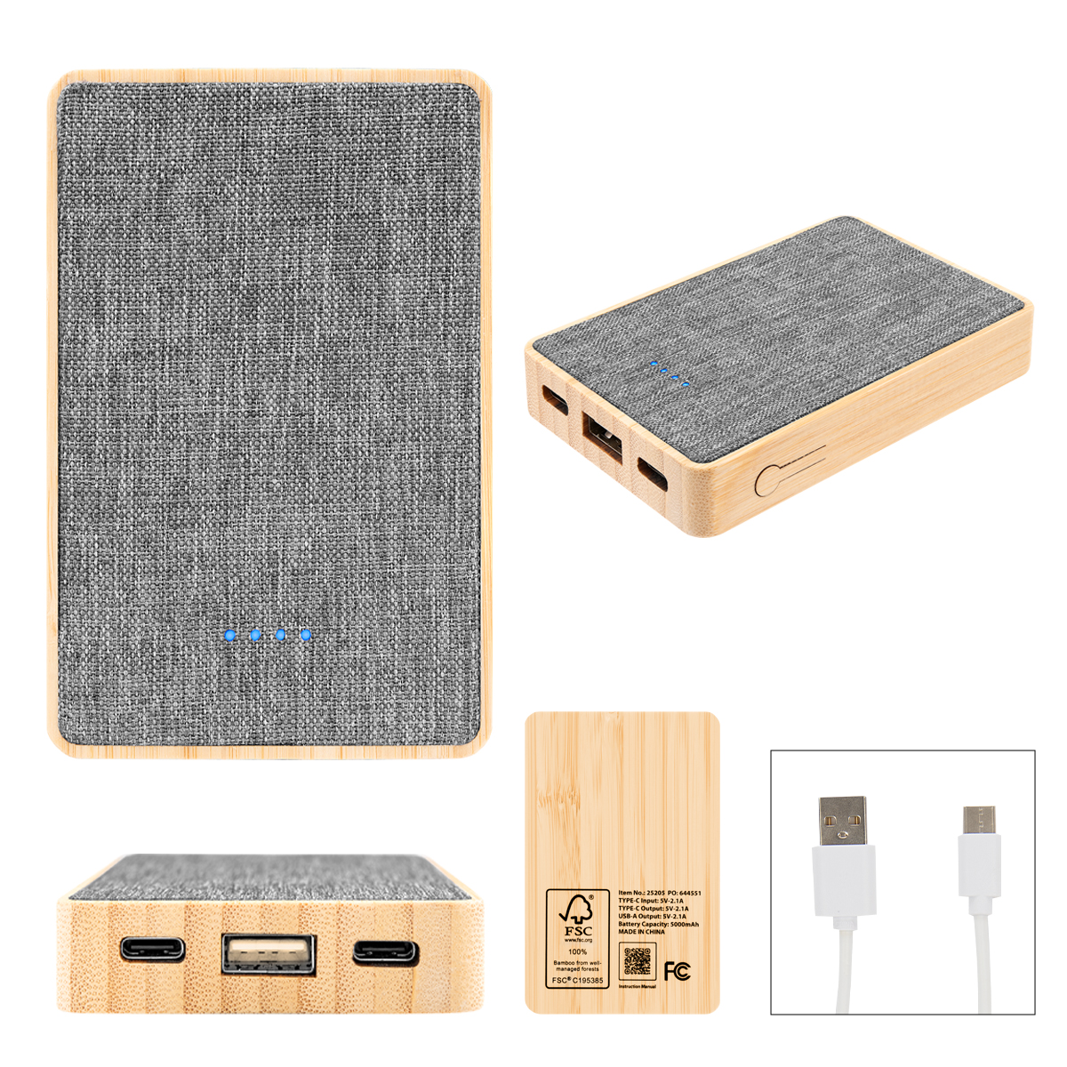 FSC GRAY WITH BAMBOO