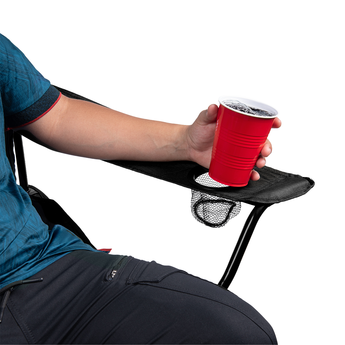 Double Take rPET Folding Chair For Two With Carrying Bag
