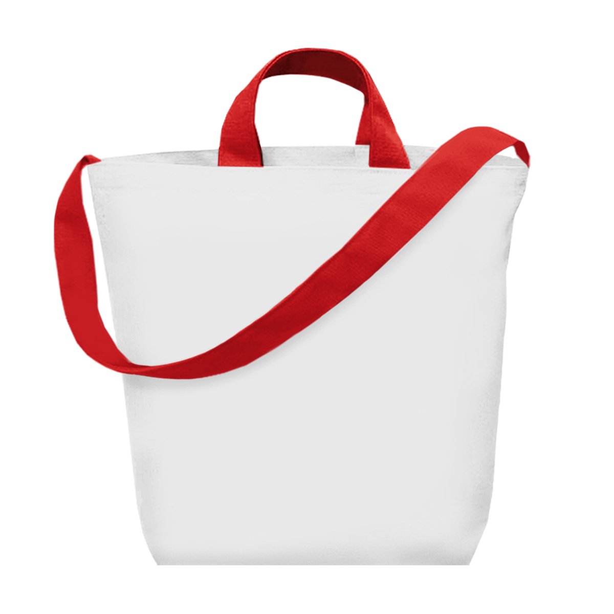 WHITE WITH RED