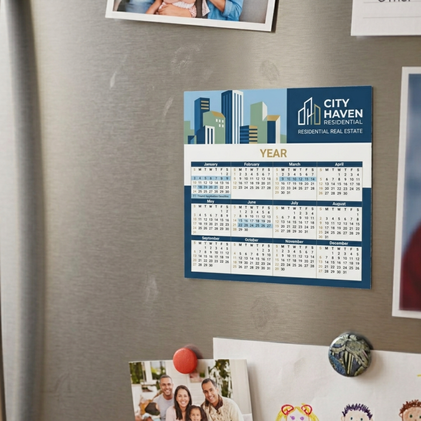 Custom Magnetic Calendar