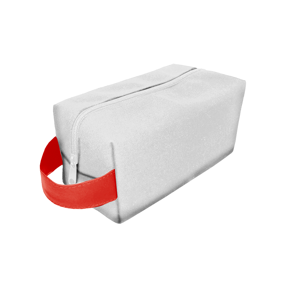 WHITE WITH RED