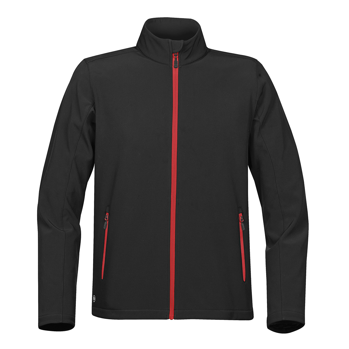 BLACK/BRIGHT RED