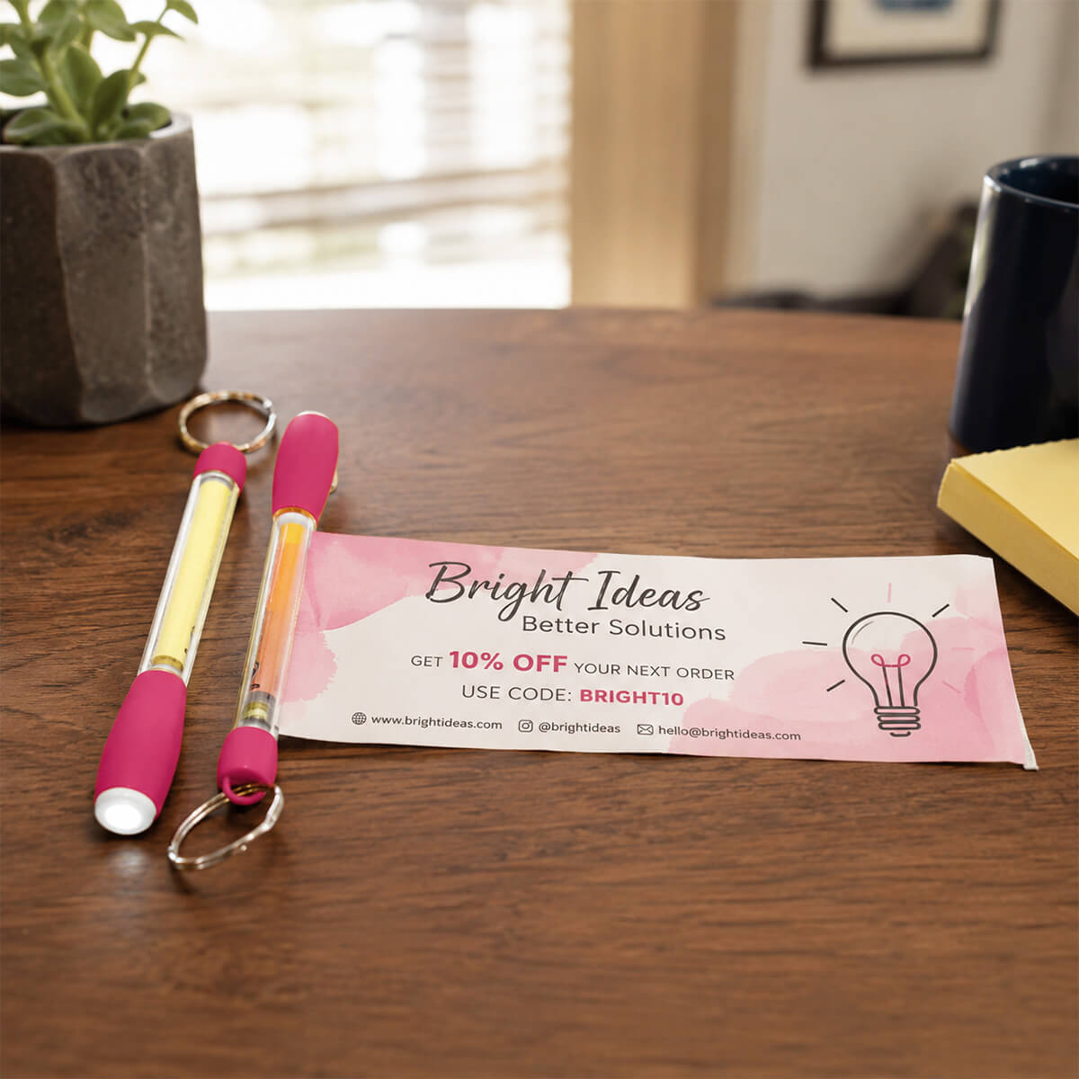 Banner Keychain Light Up Torch