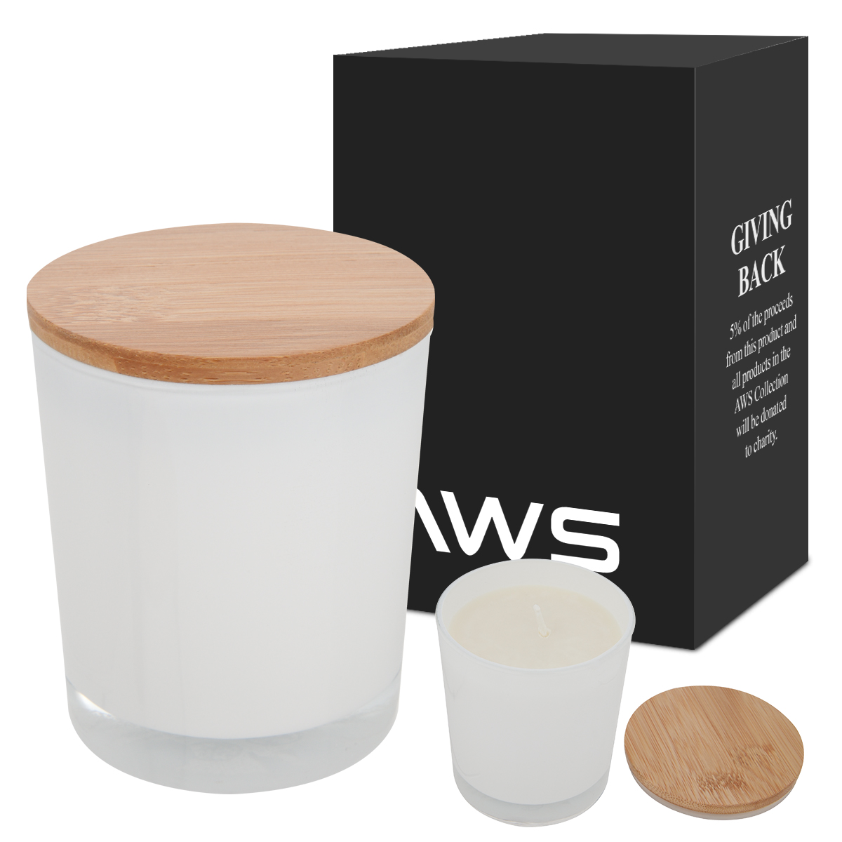 AWS Bamboo Soy Candle