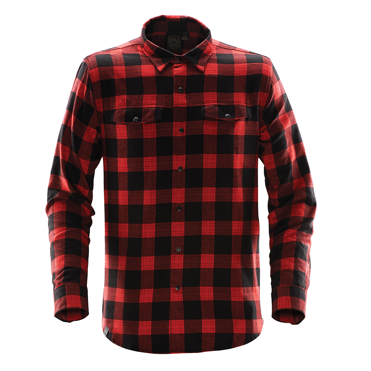 BLACK/RED PLAID