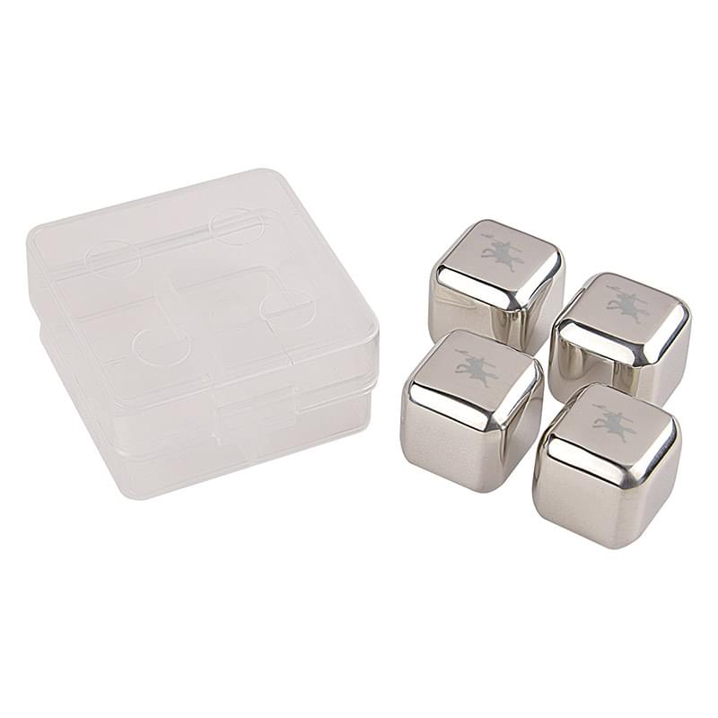 Stainless Steel Ice Cubes In Case