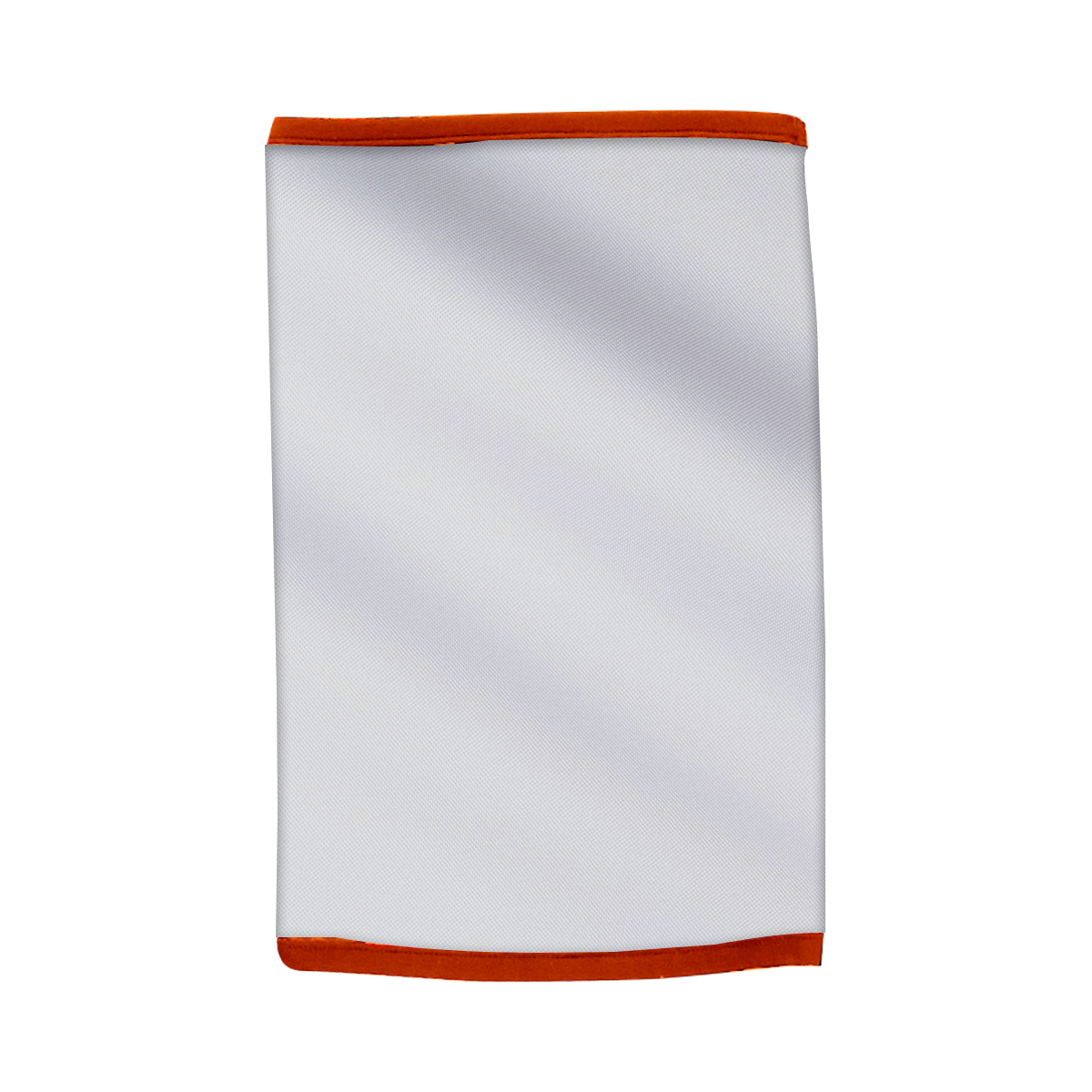 WHITE WITH ORANGE