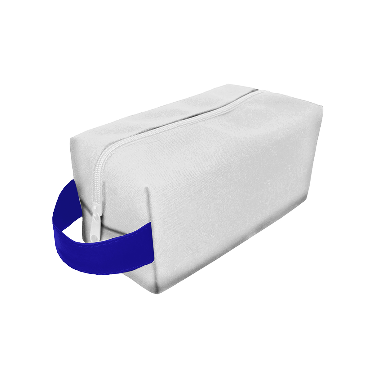 WHITE WITH BLUE