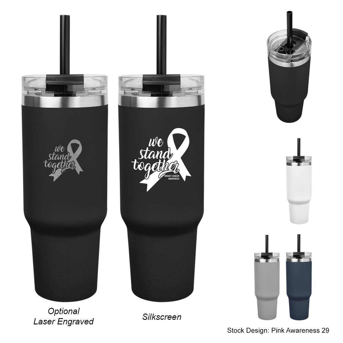 40 Oz. Naomi Intrepid Recycled Stainless Steel Tumbler