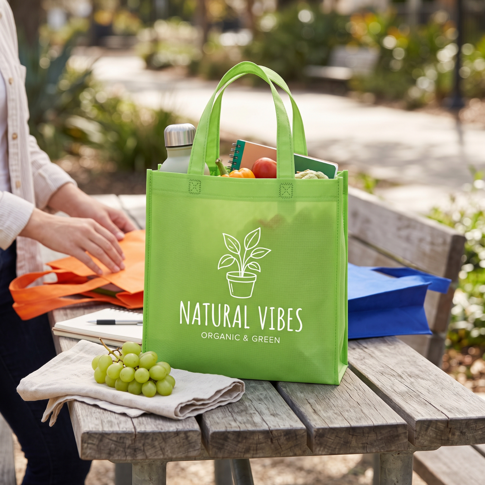 Recycled Non-Woven Mini Tote Bag