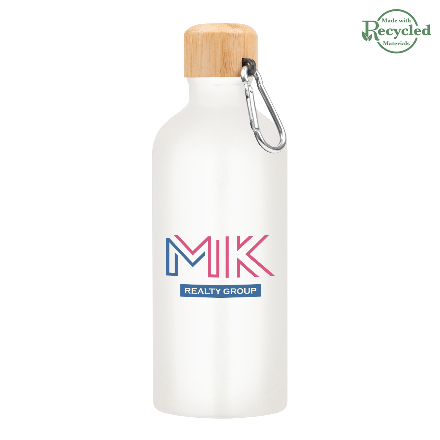 20 Oz. Aluminum Tundra Bike Bottle With Bamboo Lid