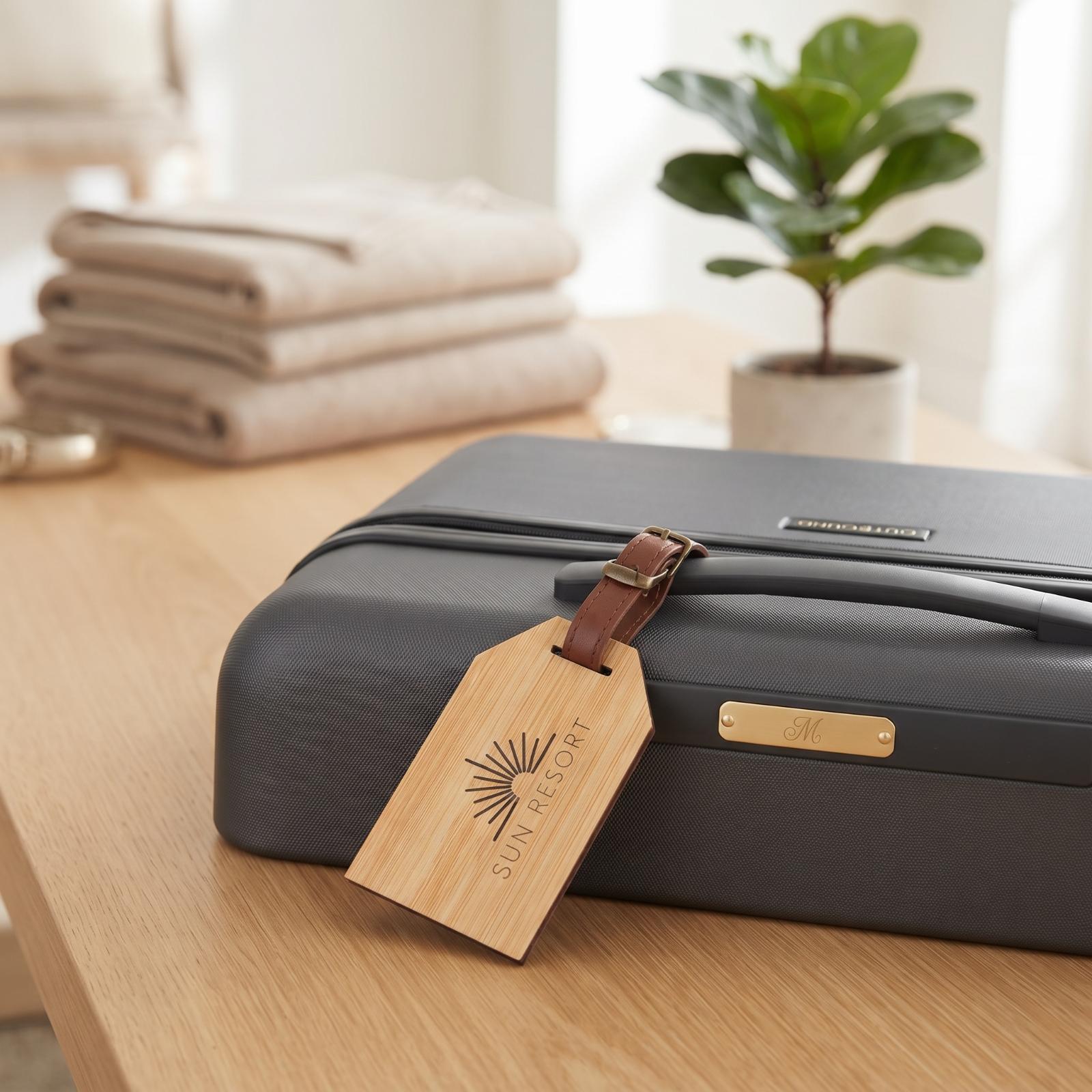 Bamboo Luggage Tag