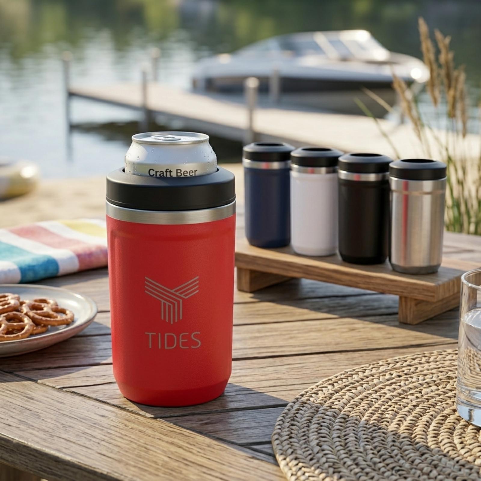 12 Oz. Insulated Stainless Steel Can Cooler