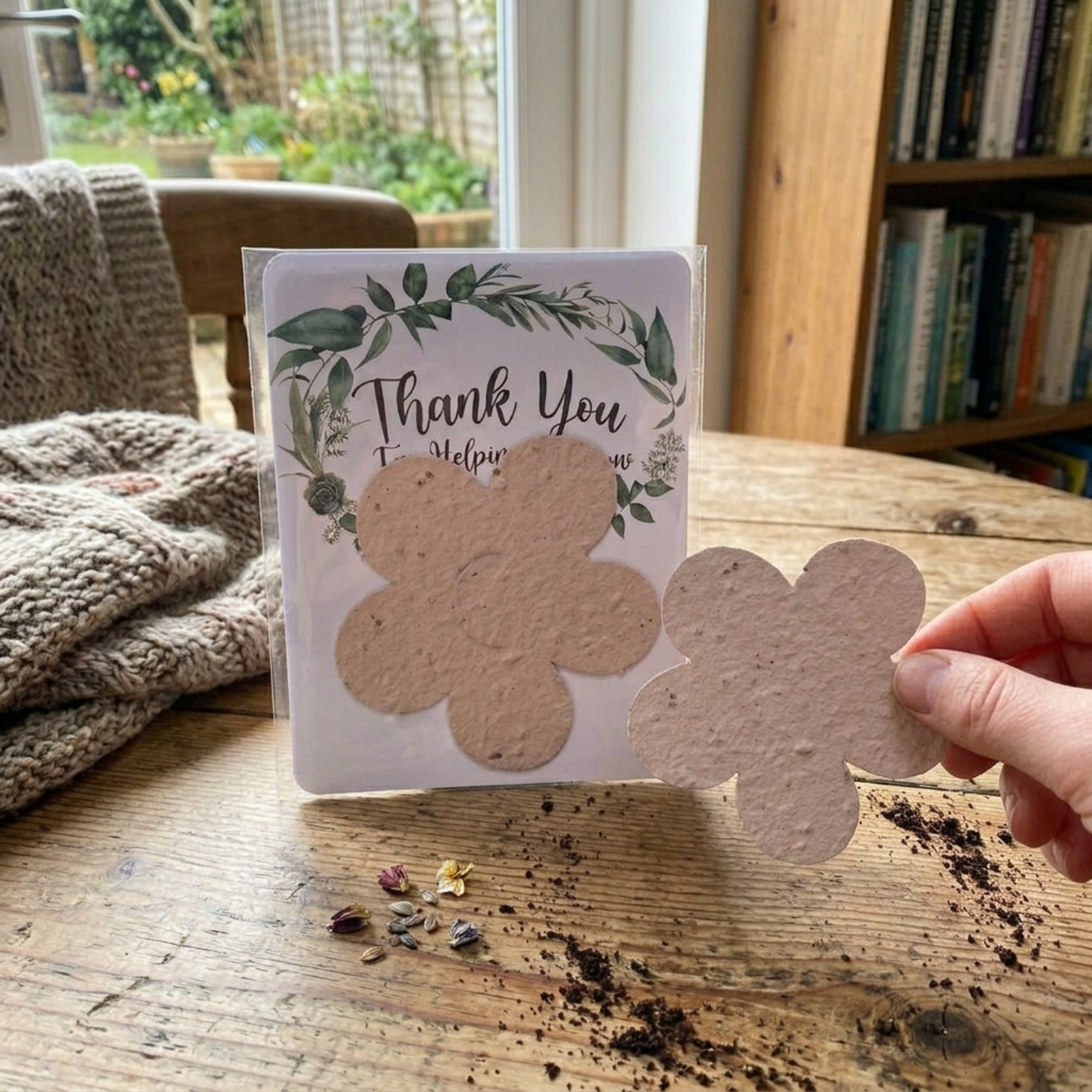 Flower Shaped Plantable Seed Gift Pack