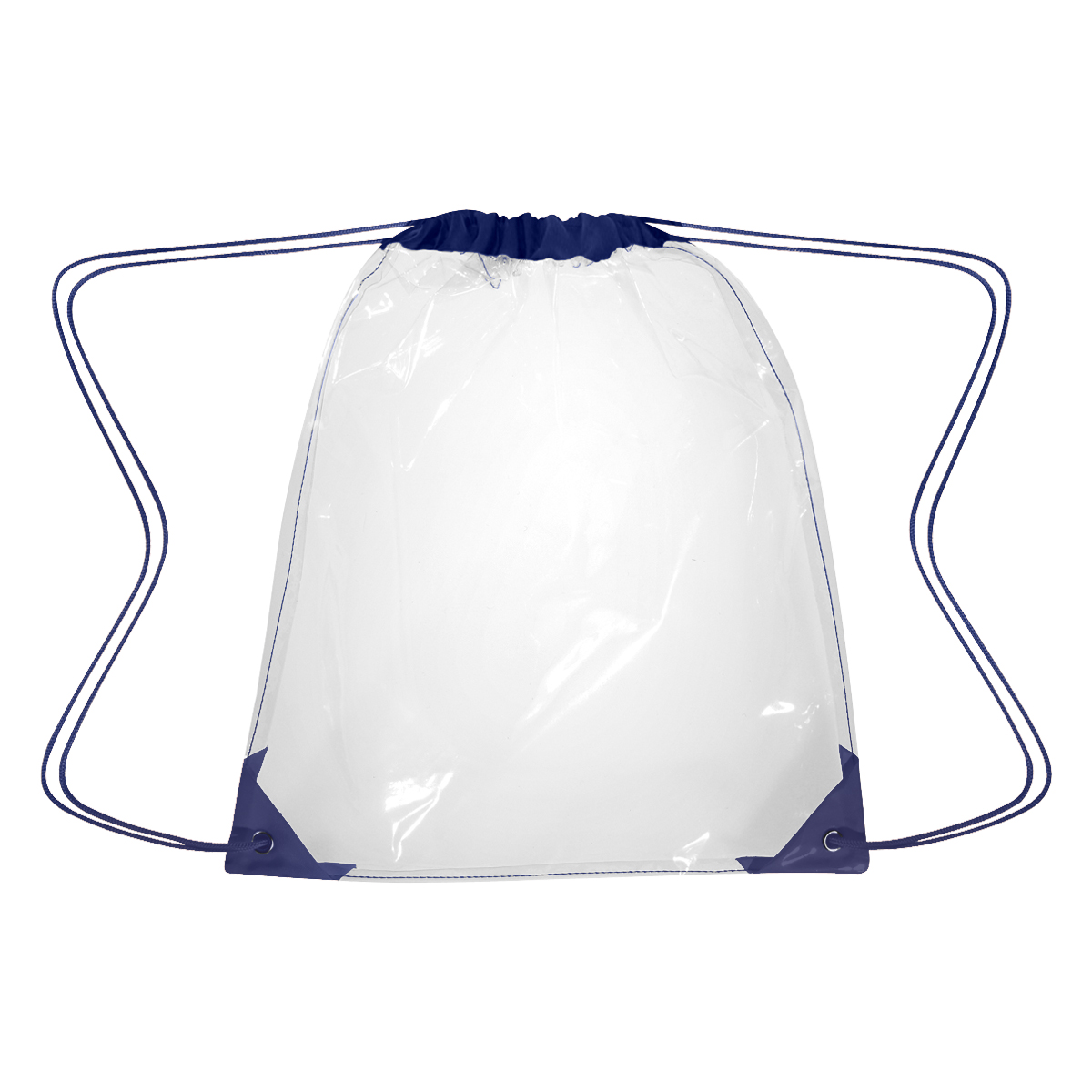 CLEAR WITH NAVY
