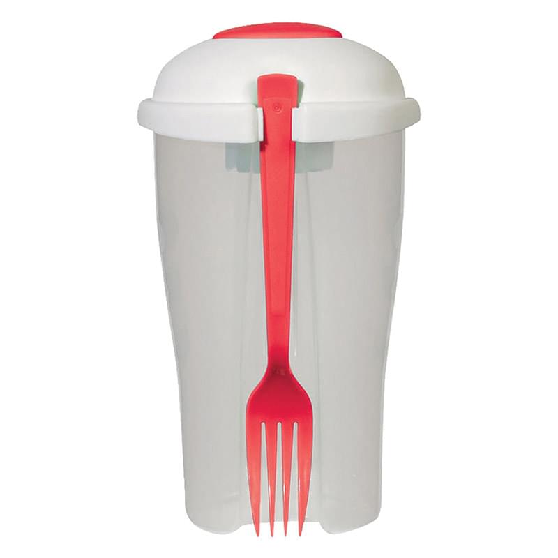 3-Piece Frosted Clear Salad Shaker Set