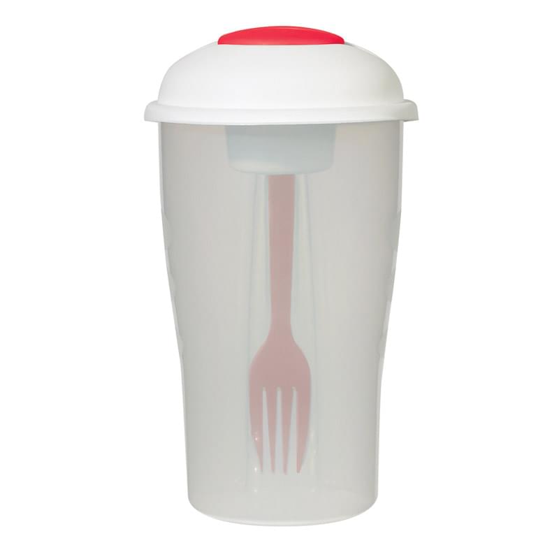 3-Piece Frosted Clear Salad Shaker Set