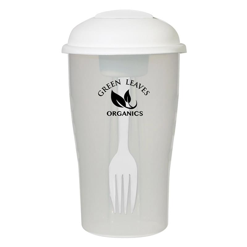 3-Piece Frosted Clear Salad Shaker Set