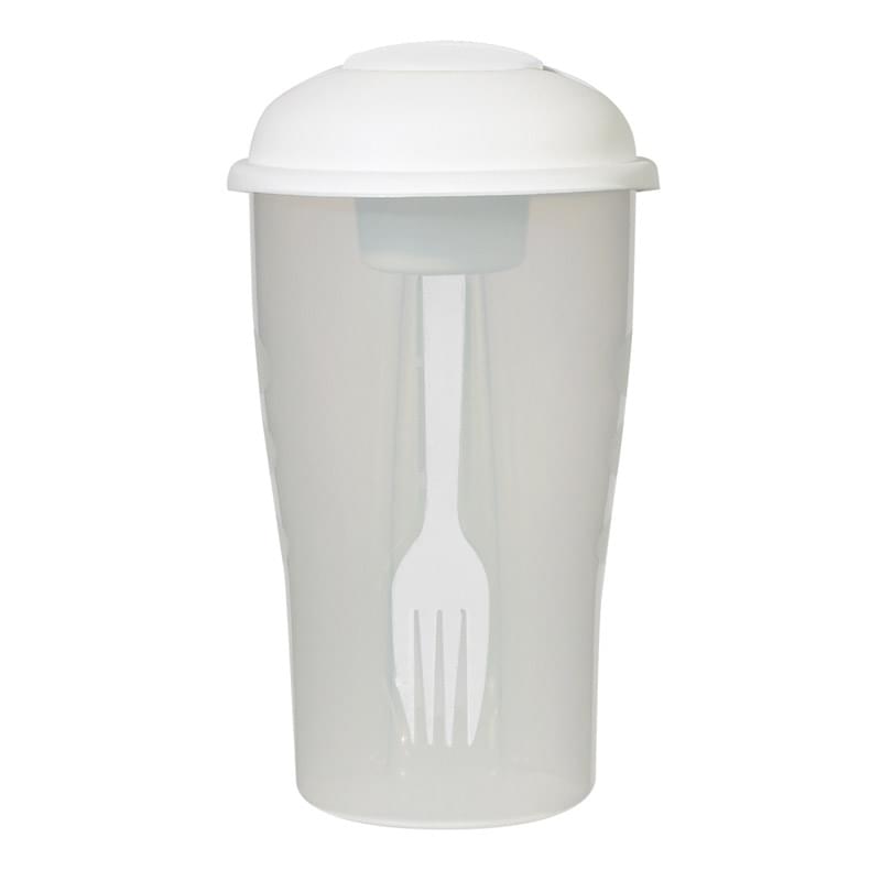 3-Piece Frosted Clear Salad Shaker Set