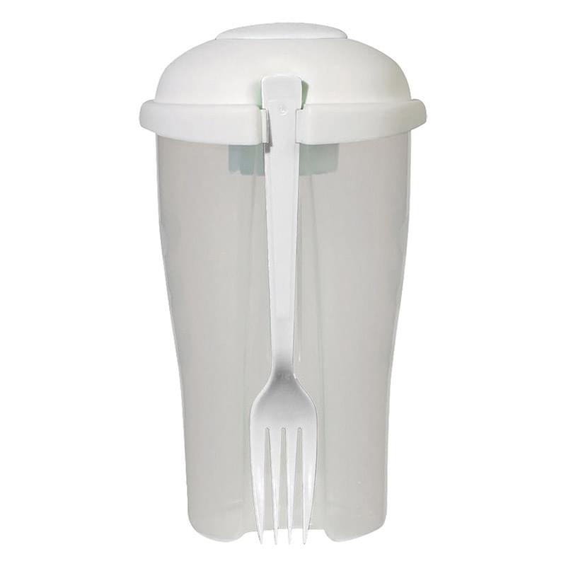 3-Piece Frosted Clear Salad Shaker Set