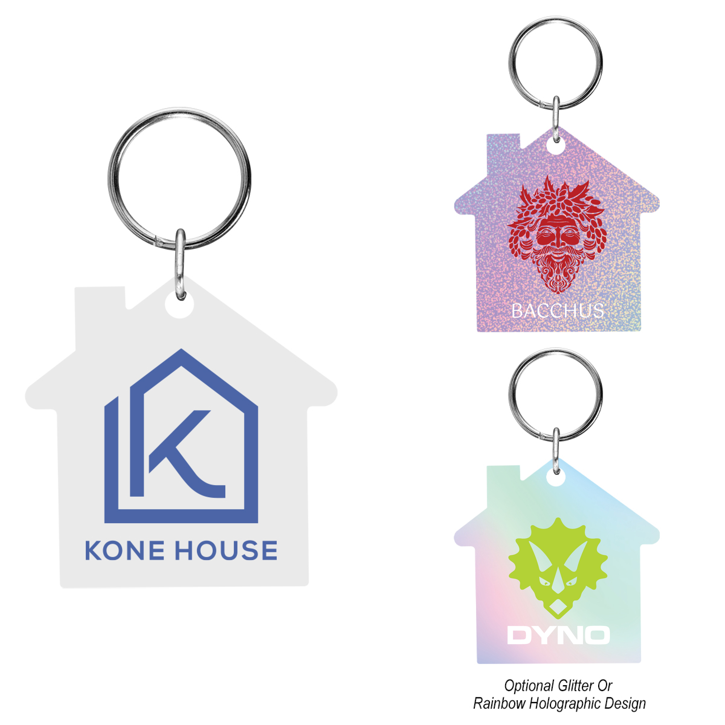 Acrylic Key Tag House