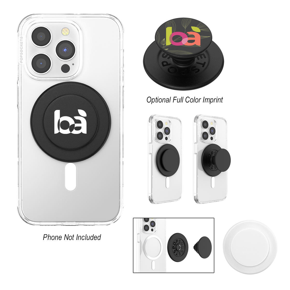 phone grips PopGrip for Magnetic Wireless Charging