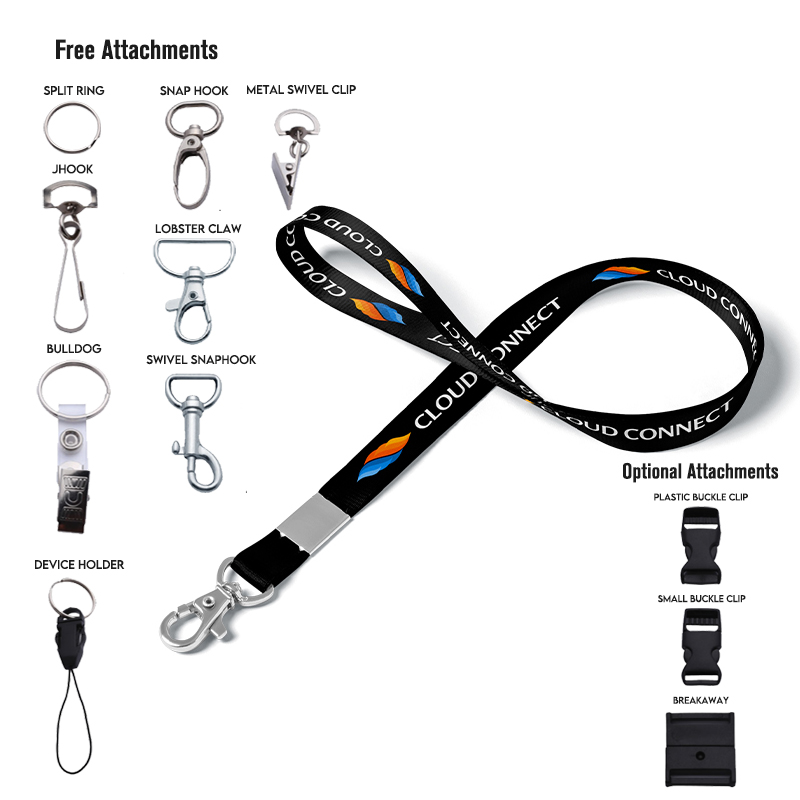 1/2" DYE SUBLIMATED LANYARD
