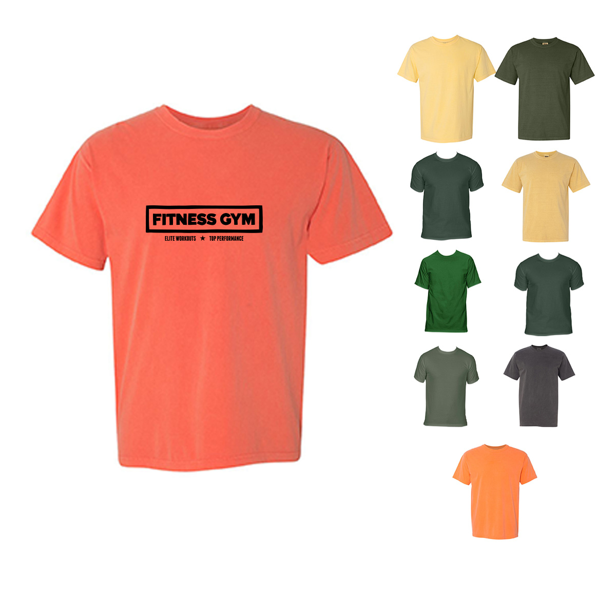 Comfort Colors Garment Dyed Heavyweight Ringspun Short Sleeve Shirt