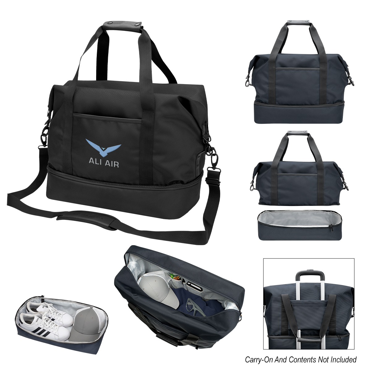 Cutter & Buck Travel Collection Drop Bottom Weekender