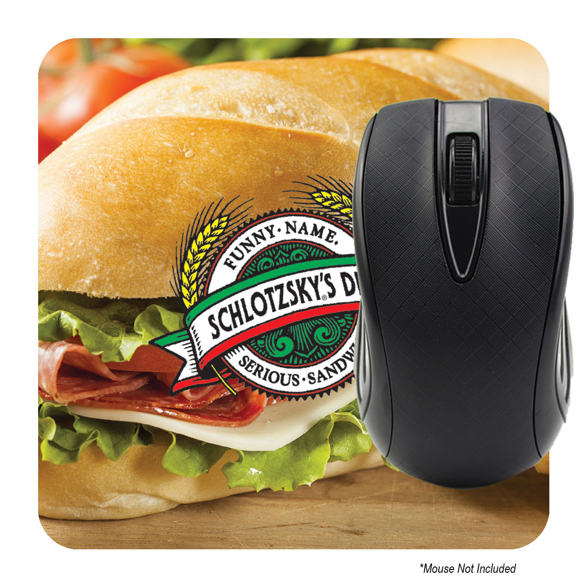 Computer Mouse Pad Dye Sublimated 6\"